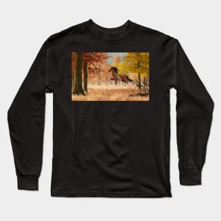 Autumn War Horse Long Sleeve T-Shirt